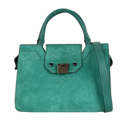 Rebel Tote, Suede, Green, 1586B5, DB, 2*